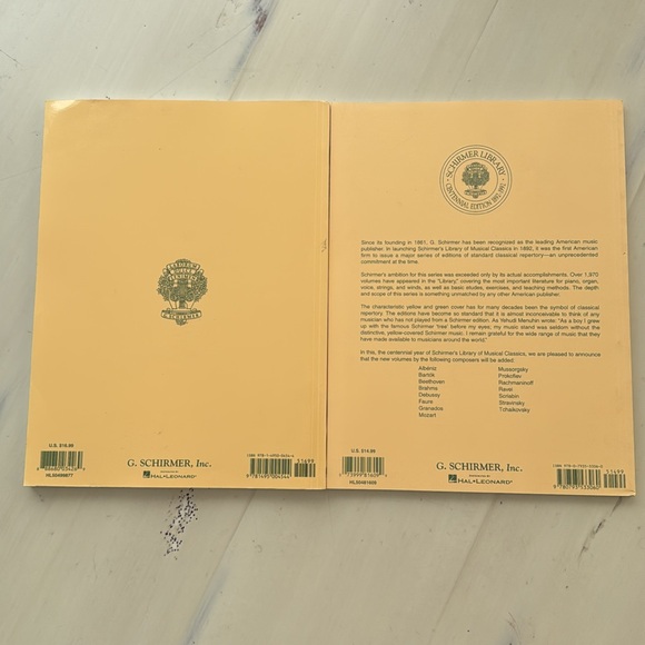 Piano Music Schirmer’s Library Tchaikovsky and Rachmaninoff BRAND NEW - Picture 6 of 6